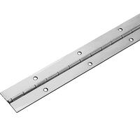 Gedotec Piano Tape for Screwing | Rolled Door Hinge | Door Hinge Stainless Steel 1.4016 | Screw-On Tape 600 x 32 mm | Stabilo | Furniture Hinge Drilled | 1 Piece - Bar Hinge