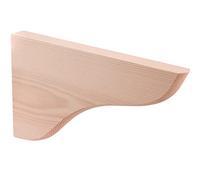Gedotec Pine Wall Console | 1 Piece Solid Natural Wood Shelf Bracket | 215 x 120 mm | MEX | Pair Load up to 60 kg | Shelf Support Suitable for Book Shelves