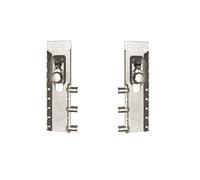Gedotec Pro Cabinet Hanger 816 - 2 Pair, Steel, Zinc Plated, 65 kg Capacity, Silver, Wall Mount, 4 Count