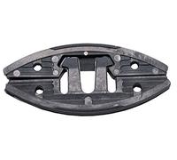 Gedotec Push-in Connector Universal Slide Connector for Wood - Knapp Fast | Plastic Grey | Furniture Connector for Lamello Groove | Made in Austria | 10 Pieces - Connecting Plates to Knock in