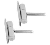 Gedotec Renovation Hinges | 2 Pieces | Stainless Steel Screw-On & Drill-in Hinges for Wooden Doors & Frames | Made in Germany