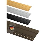 Gedotec Self-adhesive transition profile Brown 1000 mm alu - Length 1 m width 37 mm - anodised bronze - Made in Germany - no drilling - threshold strip
