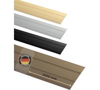 Gedotec Self-adhesive transition profile Brown 2000 mm alu - Length 2 m width 37 mm - anodised bronze - Made in Germany - no drilling - threshold strip