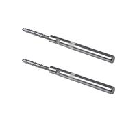 Gedotec Shelf Bracket | Pack of 2 Invisible Shelf Brackets with Diameter 10 x 100 mm | Load Capacity 40 kg | Compact Mini | Steel Shelf Support | Shelf Support for Wall Mounting | Shelf Bracket