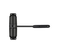 Gedotec Spring Door Closer - Solid Steel, 1 Piece Tension Spring, Black for Indoor & Outdoor Use, Garden Gate Closer
