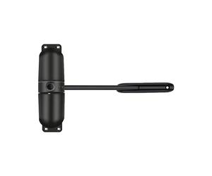 Gedotec Spring Door Closer - Solid Steel, 1 Piece Tension Spring, Black for Indoor & Outdoor Use, Garden Gate Closer