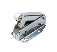 Gedotec Spring Latches Mini-Quick Automatic Snap Door Lock Möbel-schnäpper | Steel Nickel Plated Spring Snap Closure to Screws | 1 Pieces Druck-öffner for Drawers & Cabinets