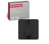 Gedotec Towel Holder Without Drilling Stainless Steel I Set of 2 Towel Hooks self-Adhesive I Towel Holder Bathroom & Kitchen I Hooks Without Drilling for Gluing