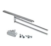 Gedotec Towel Rail | H6008 | Pull-Out Towel Rail with 2 arms | 1 Piece | Towel Rail Length 465 mm Polished Chrome | Bathroom & Kitchen Cabinet Towel Rail Swivel 90degree | Made in Germany