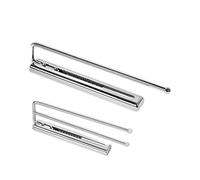 Gedotec Towel rail | SERENA | Pull-out towel rail | 1 piece | Tea towel rail 1-arm polished chrome - Towel rail bathroom & kitchen | Towel rail corpus mounting with mounting material