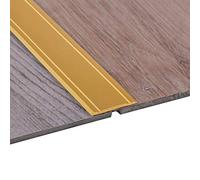 GedoTec® Transition / Base Profile Strip / Rail, Width 30 mm, 3 Colours, 100 / 200 cm, Self-Adhesive, Anodised Aluminium - Brand Quality for Your Living Area, Aluminium Messing Elox., 100 cm