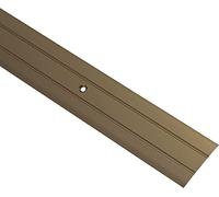 Gedotec Transition Profile Aluminium Floor Strip for Screwing Transition Rail for Floors Length 90 cm Width 37 mm Floor Profile Aluminium Brass Compensation Profile Perforated 1 Piece - Door Sill
