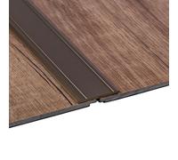 GedoTec Transition profile self adhesive Aluminium SUPER FLAT Transition rail Soil profile Wide 30 mm 3 Colors 100 cm or 200 cm Made in Germany - Aluminium bronze anodised, 100 cm