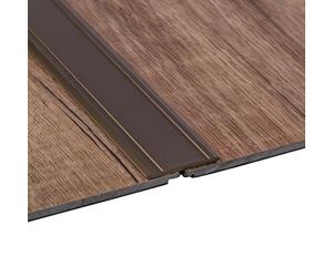 GedoTec Transition profile self adhesive Aluminium SUPER FLAT Transition rail Soil profile Wide 30 mm 3 Colors 100 cm or 200 cm Made in Germany - Aluminium bronze anodised, 100 cm