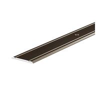 Gedotec Transition Profile Strip SUPERFLACH - 30x1000 mm Universal Trim Cover Bars for Uneven Floor, Tile, Parquet and Surfaces - Bronze Anodised Surface with Flat Perforated Bar for Easy Drilling