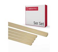 Gedotec Triangular Moulding - Wooden Planks to Build from softwood 100 cm | 5 Pieces 22 x 22 mm | Basic | Versatile Decorative Moulding and Wood for Crafting Various Objects | trapezoidal Wooden mou