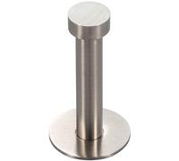 Gedotec UP-25 Stainless Steel Coat Hook Door - Wardrobe & Wall Mounting - Depth: 52 mm | Brushed Stainless Steel | Hook for Concealed Attachment | 1 Piece - Wall Hook with Screws
