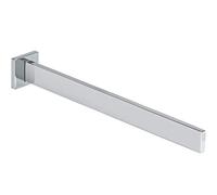 Gedotec Wall Mounted Towel Holder| Made from Durable Chrome-Plated, Polished Aluminum | Tower Rack with Contemporary Design for All Bathrooms | 317 x 30 x 8 mm Length, 8mm Thickness | 1 Piece