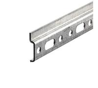 Gedotec Wall Rail, Wall Cupboard, Cupboard Hanger, Hanging Rail, Top Cabinet, Mounting Rail with Length 1250 mm, Galvanised Steel, Load Capacity 240 kg, Pack of 1, Metal Hanging Rail without Screws
