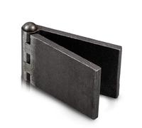 Gedotec Weld-On Door Hinge for Metal Doors Heavy Duty Hinge for Garden Gates & Machines Welding Hinge Height 50 mm 1 Piece - Door Hinge for Steel Gates & Vehicles