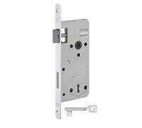 GedoTec WG Mortise lock mortise lock Ergo with plastic-case BB - Single tumbler lock 88 mm Grundmann Door lock 300RG Eco standard Brand quality for your Living area - BB - Buntbart