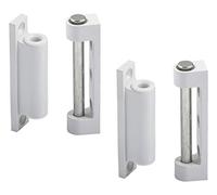 Gedotec Window Hinge White Plastic Window Hinge for Screwing On Door Hinge Plastic Fibreglass Renovation Tape 20 x 75 mm Pack of 3 Screw-On Tape for Insect Protection Windows or Doors