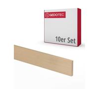 Gedotec Wooden mouldings for Crafting - Wooden Planks for Building Made of Beech Wood 100 cm | 10 Pieces 5x30x950 mm | Basic | Versatile Wood for Crafting and Building Various Objects | windowsill w