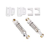 Gedourain Aluminum Alloy Rear RC Lightweight Replacement for MN82 LC79 MN78 1/12 RC for Upgrade Enthusiasts (Silver)