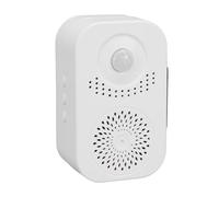 Gedourain Precise PIR Motion Sensor Activated Doorbell Player for Homes Shops, Battery Operated Welcome Sound Reminder for Convenience Stores