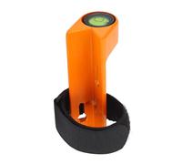 Gedourain Right Angle 90 Degree Level Adjustable Grade Rod Level Wide Application Aluminum Alloy Orange Red