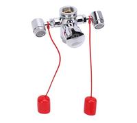 Gedourain Sink Eye Wash Station Durable Eye Washer 3 Adapters Emergency Flushing for Laboratory Factory Home