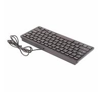 Gedourain Small Language Keyboard, 78 Keys, USB, Wired, Desktop Computer Keyboard, Plug and Play for General Models (French)