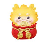GEDOX 2024 Year of the Dragon Pet Doll, Chinese Zodiac Dragon Plush Doll, Chinese Dragon Pet Plush Doll