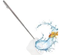 GEDOX Aquarium Fish Net - with Extendable Pond Net with Handle from 5 to 15 Inches, Golden Fish Net - Pond Net, Small Aquarium Net for Catching and Cleaning Fish,