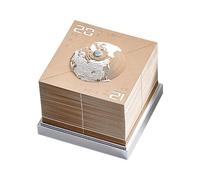 GEDOX Earth Calendar, Calendar 2024 Notepad Art Carved On Paper, Desk Decoration Calendar 2024 Notepad Paper Art