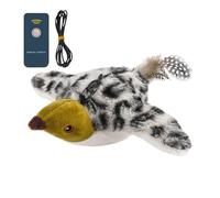 GEDOX Flapping Wings Sparrow Cat Toy - Touch Activated Sparrow Catnip Toys Kitten Toys | Sparrow Cat Toy | Bird Cat Toy For Exercise | Automatic Cat Plush Bird Toy For Thanksgiving And New Year
