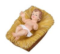 GEDOX Jesus Statue - Child Jesus In A Nativity Scene | Religious Christmas Decoration | Nativity Figure Child Jesus | Porcelain Figure Child Jesus | Art Sculpture for Living Room, Bedroom