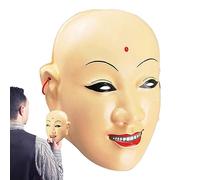 GEDOX Monk Face Cover, Scary Tang Monk Face, Reusable Halloween Tang Monk Masquerade Props for Adults Kids Cosplay