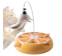 GEDOX Spinner Cat Toy - Self-Employment Cat Turntable Kitten Interactive Toys | Smart Mute Cat Toy Intelligent Cat Exercise Toy for Home Indoor