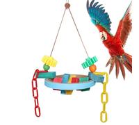 GEDOX Toys for Birds, Cockatiel Cage Accessories, Multi-Colored Blocks, Suitable for African Gray Parrots, Small and Medium-Sized Macaws Chewing, Exercise The Beak