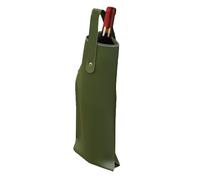 GEDOX Wine Tote Bag, Wine Bags for Travel - Reusable Liquor Bags - Reusable Wine Bottle Holder, Single Champagne Bag for Travel, Picnic, Christmas, green, Consulte la descripción, See description