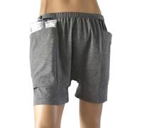 GEDRACKPMYN Catheter Pants, Shorts for Nephrostomy Bag, Ostomy Drainage Bag Care Shorts, Catheter Support Underwear for Men and Women,XL