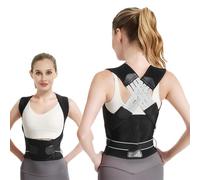GEDRACKPMYN Posture Fix, Breathable Back Straightener, adjustable Back Belt, Relieves Neck,Shoulder and Back Pain for Men and Women, Posture Corrector,M