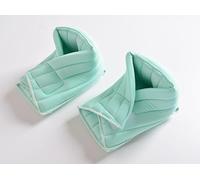 GEDRACKPMYN Soft Comforting Heel Protector Pillows, Pressure Relieving Bed Sores Foot Support Pillow, The Elderly in Bed Care Heel Pressure And Ulcer Relief, A pair,Green