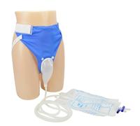 GEDRACKPMYN Urine Collection Bag for Men - Reusable, Portable, & Comfortable Urinary Drainage System with 2 Bags (1000ml & 2000ml) - Blue, Elderly Men