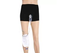 GEDRACKPMYN Wearable Urine Bag Incontinence Pants for Men, Washable with Urine Leg Bag and Silicone Urine Collector Catheter, Waistband Urine Replacement Collector,S
