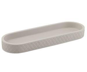 Gedy 499808 Toothbrush Holder, Cement, Grey, 7.5 X 11.5