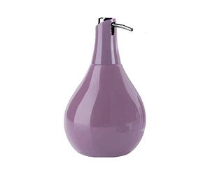 Gedy Adelaide Soap Dispenser, Dimensions and Weight: 17 x 10.2 x 10.2 cm & 0.2 kg, Soap Dish Capacity 420 ml, Ceramic Soap Dispenser, Lilac Finish, R&D Design, 2 Years Warranty, Unique