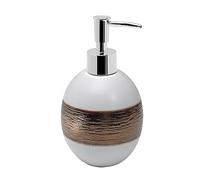 Gedy Alexia Dispenser, Ceramic Plastic, White, 9x9x17cm