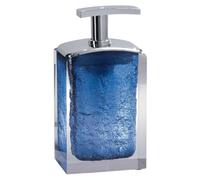 Gedy Antares Soap Dispenser, Resin, Blue, 6.2 x 8 x 15.5